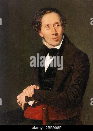 HANS CHRISTIAN ANDERSON (1805-1875) dänischer Romanautor und Dichter etwa 1865 Stockfoto