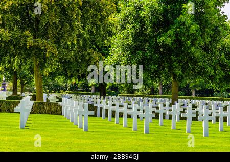 Cambridge, UK - 08 12 2017: American Cemetery and Memorial in the Sun Stockfoto