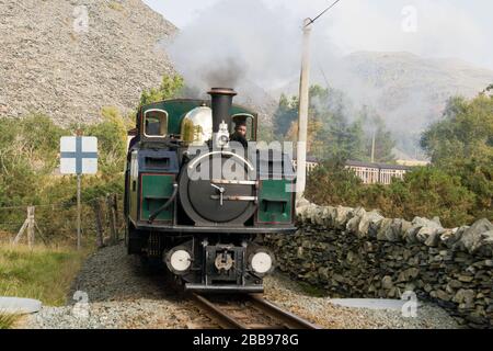 Die Ffestiniog Railway im Jahr 2010 Stockfoto