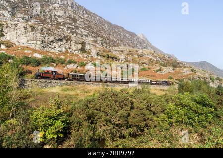 Die Ffestiniog Railway im Jahr 2010 Stockfoto