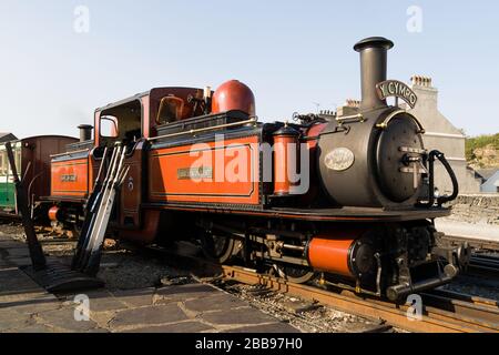 Die Ffestiniog Railway im Jahr 2010 Stockfoto