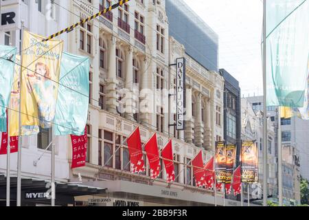 David Jones Kaufhaus, Bourke Street, City Central, Melbourne, Victoria, Australien Stockfoto