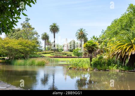 Queen Victoria Statue, Queen Victoria Gardens, St Kilda Road, Southbank, City Central, Melbourne, Victoria, Australien Stockfoto