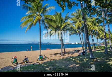 The Strand, Seaside Foreshore im Townsville Vorort North Ward, Queensland, Australien Stockfoto