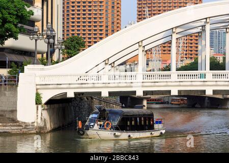 Elgin Bridge über den Singapore River, Singapur, asien Stockfoto