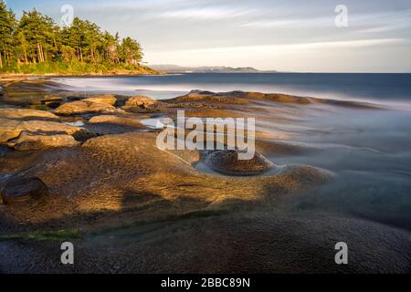 Gabriola Island, in der Nähe von Nanaimo, Vancouver Island, BC Canada Stockfoto