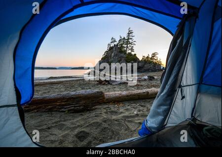 Brady's Beach, Bamfield, Vancouver Island, BC, Kanada Stockfoto