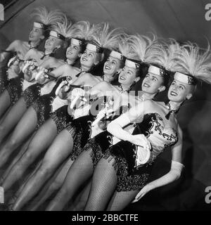 Die Blue Bell Girls, ca. 1970, Frankreich Stockfoto