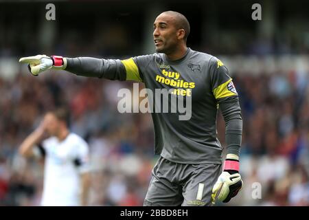 Derby County Torhüter Lee Grant Stockfoto