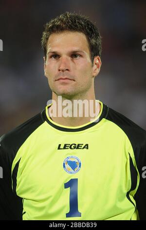 Asmir Begovic, Torhüter in Bosnien-Herzegowina Stockfoto