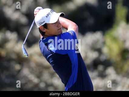 Italiens Matteo Manassero während des ersten Tages der Open Championship 2013 im Muirfield Golf Club, East Lothian Stockfoto