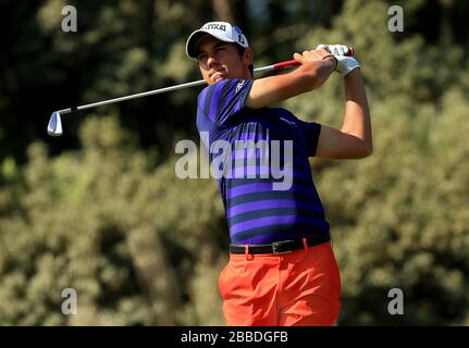 Italiens Matteo Manassero während des zweiten Tages der Open Championship 2013 im Muirfield Golf Club, East Lothian Stockfoto