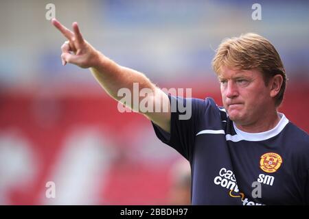 Stuart McCall, Motherwell erster Teammanager Stockfoto