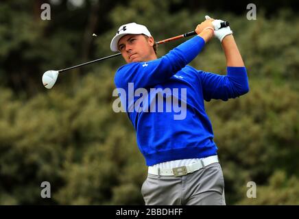 Jordan Spieth aus den USA im vierten Tag der Open Championship 2013 im Muirfield Golf Club in East Lothian Stockfoto