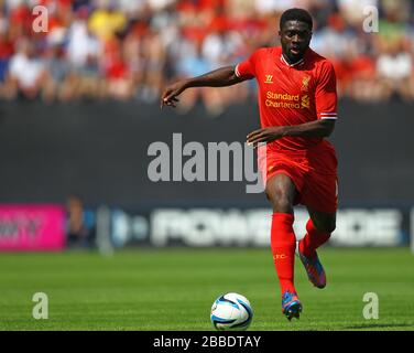 Liverpools neuer Unterzeichner Kolo Toure während des Spiels gegen Preston North End Stockfoto