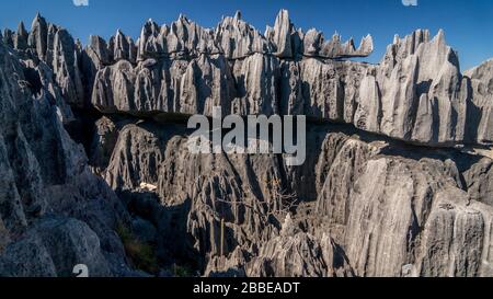 Tsingy Bemaraha National Park, Grand Tsingy, Madagaskar Stockfoto