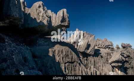 Tsingy Bemaraha National Park, Grand Tsingy, Madagaskar Stockfoto