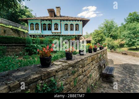 Etar architektonisches ethnographisches Freilichtmuseum und traditionelles bulgarisches Haus Gabrovo Bulgarien Stockfoto