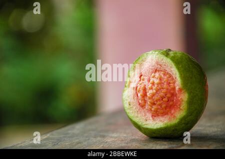 Nahaufnahme Guava Stockfoto