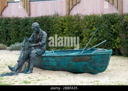 Olhao, Algarve, Portugal - Februar 2020: Jardim Pescador Olhanense Stockfoto