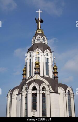 Kirche St. Johannes der Täufer in Dnepropetrowsk, Ukraine Stockfoto