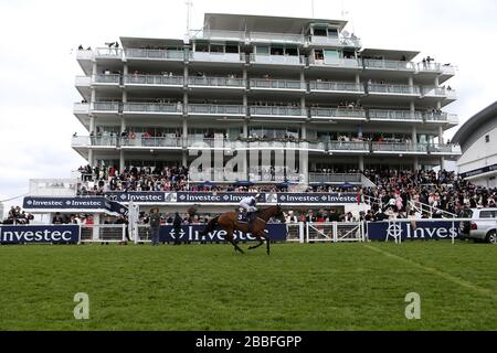 Jockey Silvestre de Sousa auf Beichtstuhl geht zur Stelle für die Investec Specialist Bank "Dash" Stockfoto