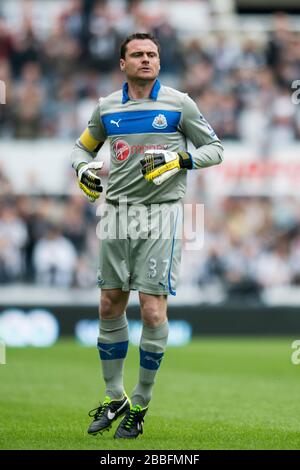 Steve Harper, Torhüter von Newcastle United Stockfoto