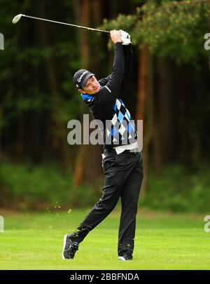 Englands Justin Rose im Tag eins der BMW PGA Championship 2013 im Wentworth Golf Club. Stockfoto