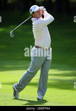 Richard Sterne in Südafrika am vierten Tag der BMW PGA Championship 2013 im Wentworth Golf Club. Stockfoto