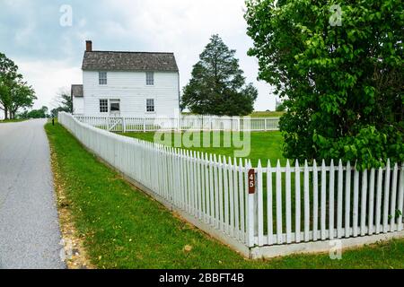 Jacob Hummelbaugh Farm House Gettysburg National Civil war Battlefield Military Park Pennsylvania PA Stockfoto