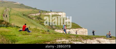 Kreidefelsen von Dover Stockfoto