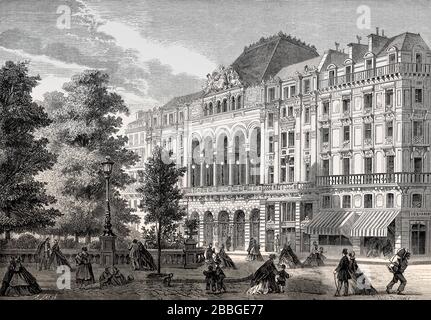 Die Théâtre de la Gaîté, rue Papin, Paris, Frankreich, im Jahre 1863 Stockfoto