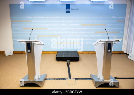 Den Haag, Niederlande. März 2020. DEN HAAG, 26-03-2020, Pressekonferenz über das Coronavirus in den Niederlanden und die Maßnahmen nach dem 6. April. Credit: Pro Shots/Alamy Live News Stockfoto