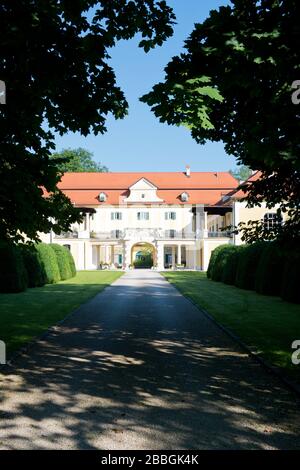 Außenansicht von Schloss Kogl in Oberösterreich, Österreich Stockfoto