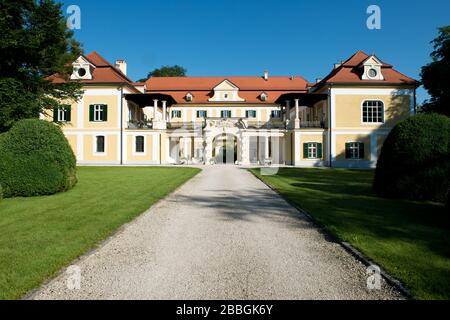 Außenansicht von Schloss Kogl in Oberösterreich, Österreich Stockfoto