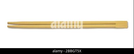 Holz- chinesischen Sticks isoliert auf weißem Hintergrund Stockfoto