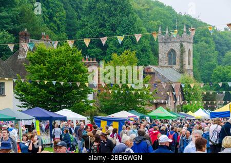 Großbritannien, England, Dorset, Milton Abbas, Biennial Street Fair Stockfoto