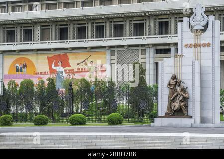 Mansudae Arts Theatre, Pjöngjang, Demokratische Volksrepublik Korea (DPRK), Nordkorea Stockfoto