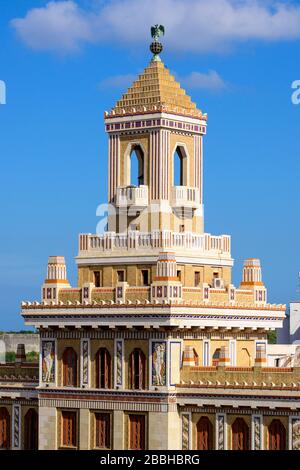 Das berühmte Art Deco, Bacardi Building, Edificio Bacardi, Havanna Vieja, Kuba Stockfoto