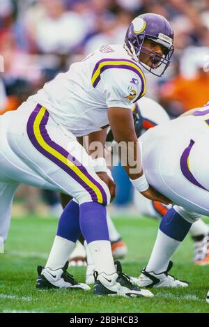 Warren Moon von den Minnesota Vikings Stockfoto