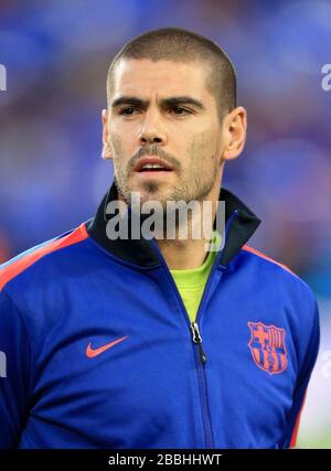 Victor Valdes, Barcelona-Torhüter Stockfoto