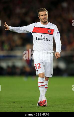 David Beckham von Paris Saint Germain Stockfoto