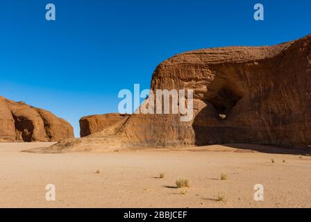 Natürliche Felsformationen, Tschad, Afrika Stockfoto