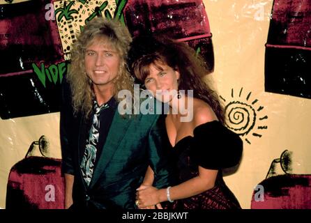 David Coverdale und Tawny Kitaen 1988. Kredit: Scott Weiner / MediaPunch Stockfoto