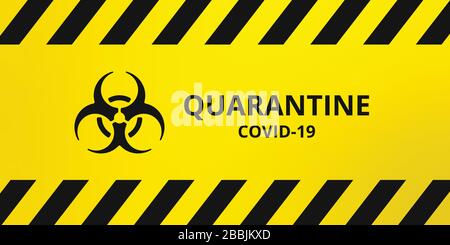 Pandemie-Roman Coronavirus COVID-19. Infografik "Concept of Coronavirus Quarantine Vector". Coronavirus nCoV ist ein singlesstranded-RNA-Virus. Dang Stock Vektor