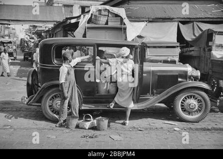 Marketplace, New Orleans, Louisiana, USA, Carl Mydans, U.S. Resettlement Administration, Juni 1936 Stockfoto