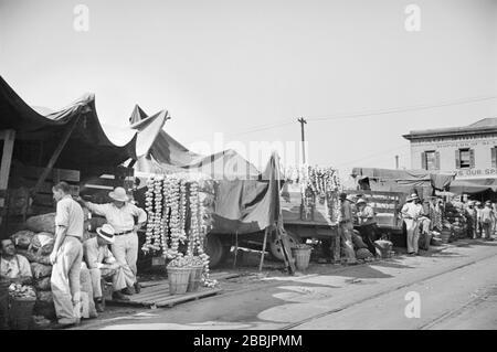 Marketplace, New Orleans, Louisiana, USA, Carl Mydans, U.S. Resettlement Administration, Juni 1936 Stockfoto