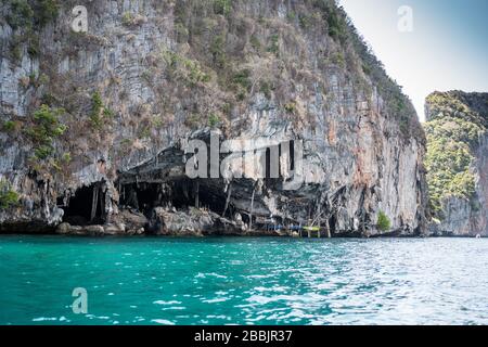 Küste Ko Phi Phi Insel, Thailand, Asien Stockfoto