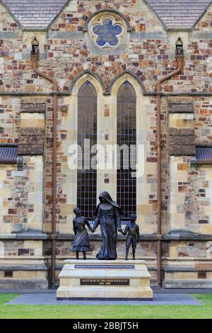 St. Mary's Statue, St. Francis Xavier Cathedral, Adelaide, South Australia, Australien Stockfoto