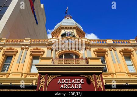 Adelaide Arcade, Rundle Mall, Adelaide, South Australia, Australien Stockfoto